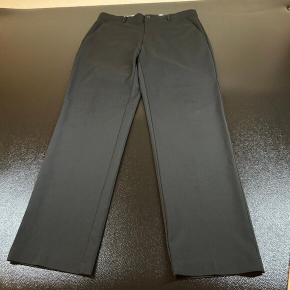 Greg Norman Black Dress Pants Business Casual Office Career Golf Mens 36x30" - Picture 1 of 9